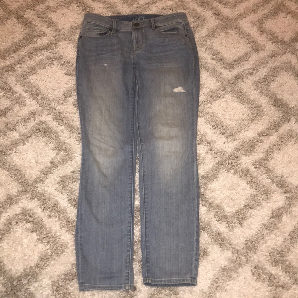 Loft curvy skinny jeans